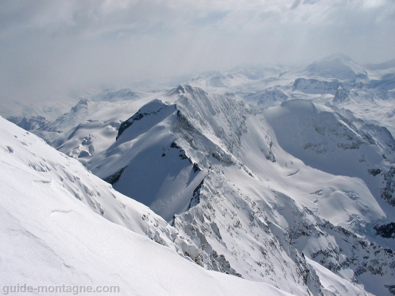 La Sache depuis le Mont Pourri